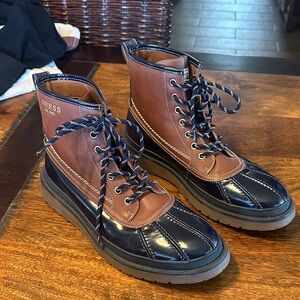 Guess men’s Canfield boots size 11.5 as new condition